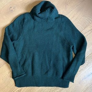 Madewell Forest Green Turtleneck Sweater Size Small
